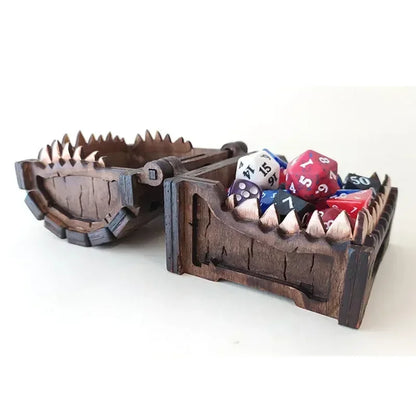 Wooden Mimic Dice Box