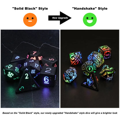 7 PCS Rechargable Led Dice