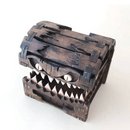 Wooden Mimic Dice Box