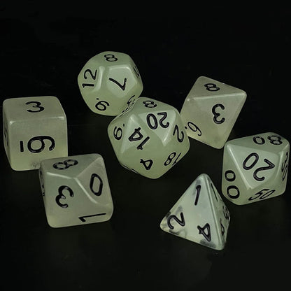 Glow in the Dark Dice Set