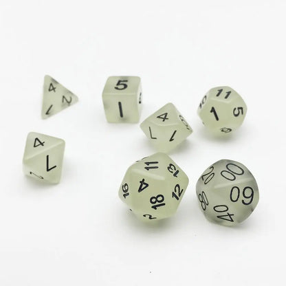 Glow in the Dark Dice Set