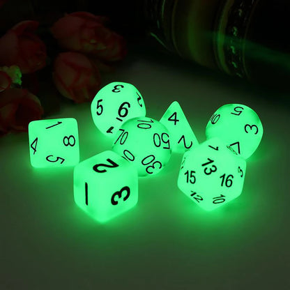 Glow in the Dark Dice Set