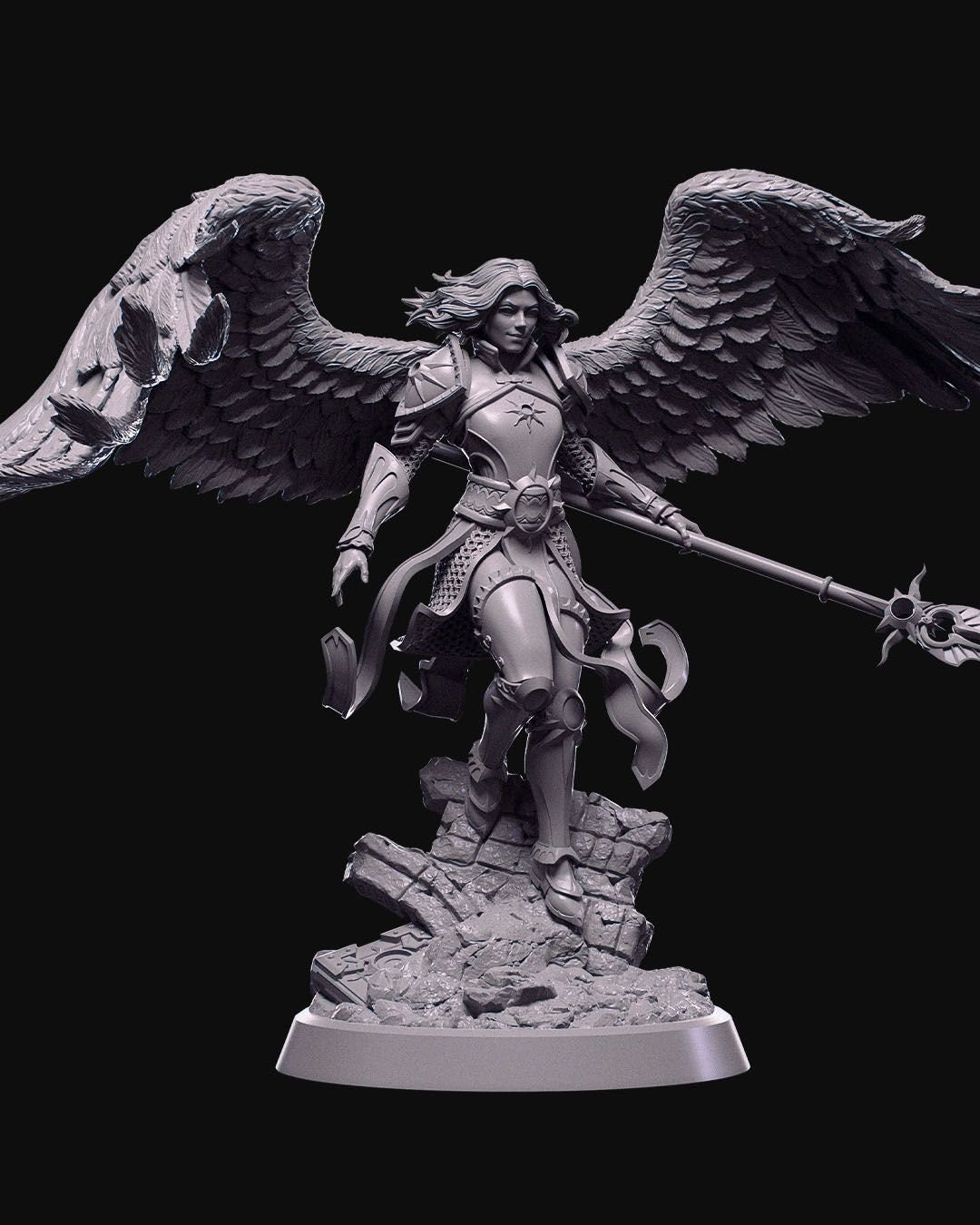 Dianna, the Lightbringer - ''| UNPAINTED | Tabletop Scale | TTRPG D&D Miniature | DnD