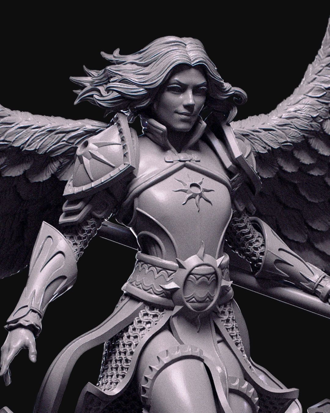 Dianna, the Lightbringer - ''| UNPAINTED | Tabletop Scale | TTRPG D&D Miniature | DnD