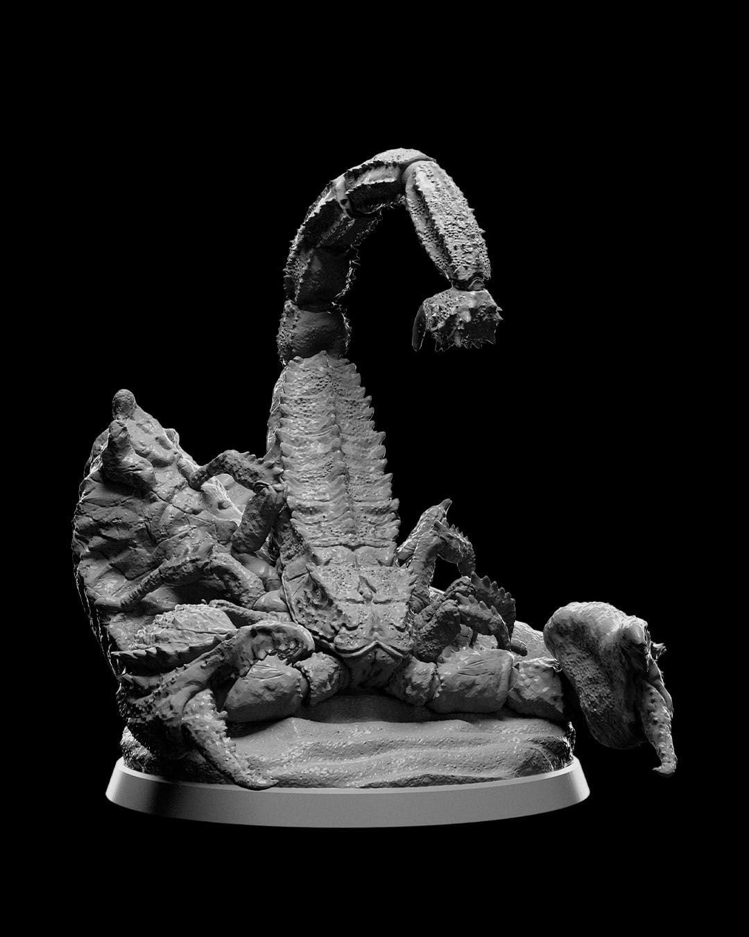 Giant Scorpion | UNPAINTED | Tabletop Scale | TTRPG D&D Miniature | DnD