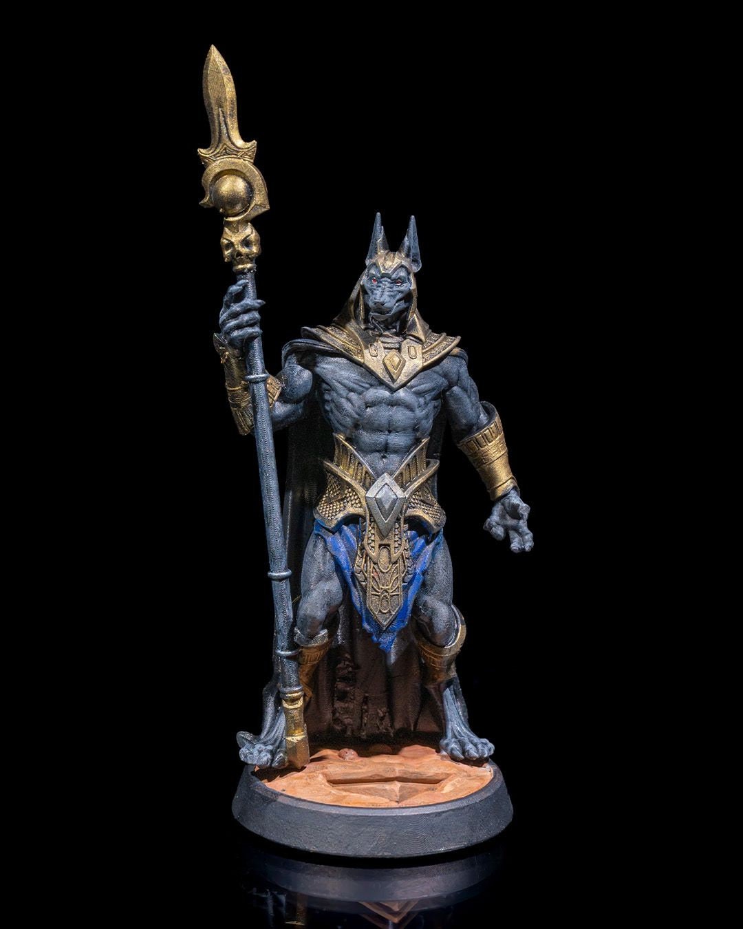 Jackal General | UNPAINTED | Tabletop Scale | TTRPG D&D Miniature | DnD