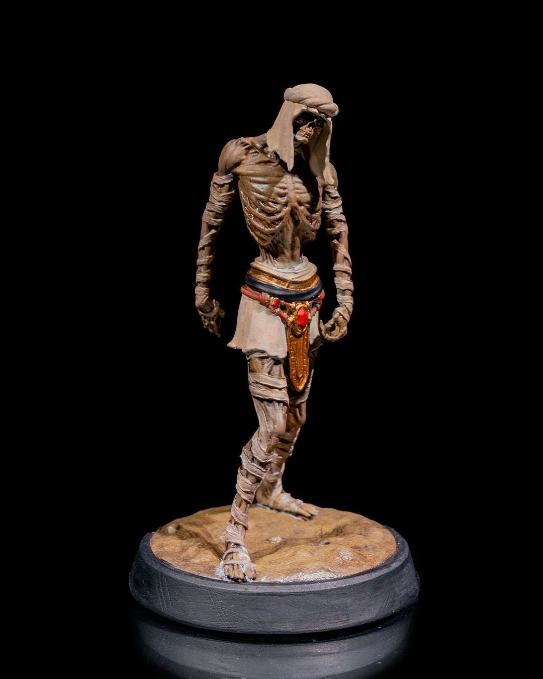 Mummy v2 | UNPAINTED | Tabletop Scale | TTRPG D&D Miniature | DnD