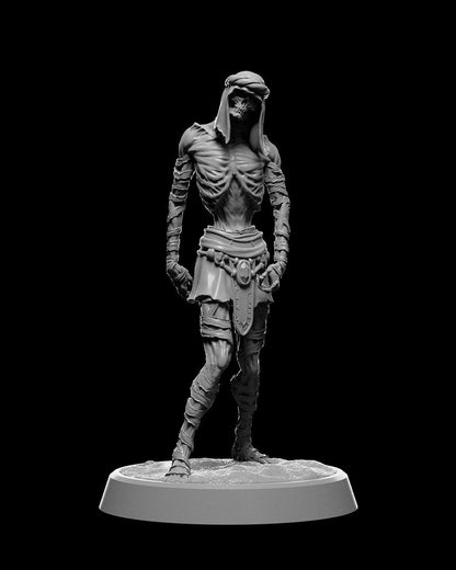 Mummy v2 | UNPAINTED | Tabletop Scale | TTRPG D&D Miniature | DnD