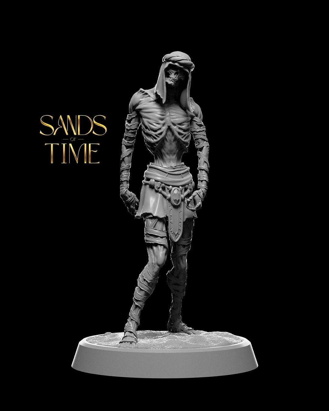 Mummy v2 | UNPAINTED | Tabletop Scale | TTRPG D&D Miniature | DnD