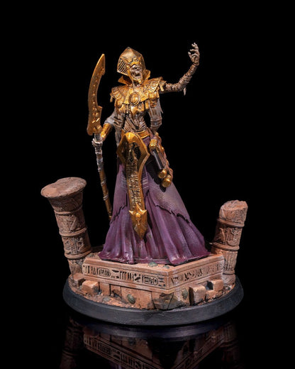 Pharaoh Lich | UNPAINTED | Tabletop Scale | TTRPG D&D Miniature | DnD