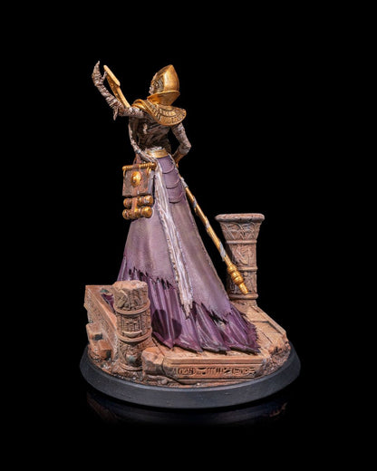 Pharaoh Lich | UNPAINTED | Tabletop Scale | TTRPG D&D Miniature | DnD