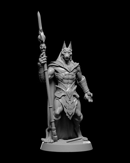 Jackal General | UNPAINTED | Tabletop Scale | TTRPG D&D Miniature | DnD