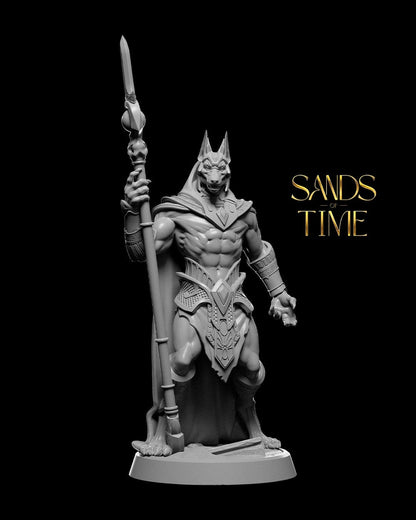 Jackal General | UNPAINTED | Tabletop Scale | TTRPG D&D Miniature | DnD