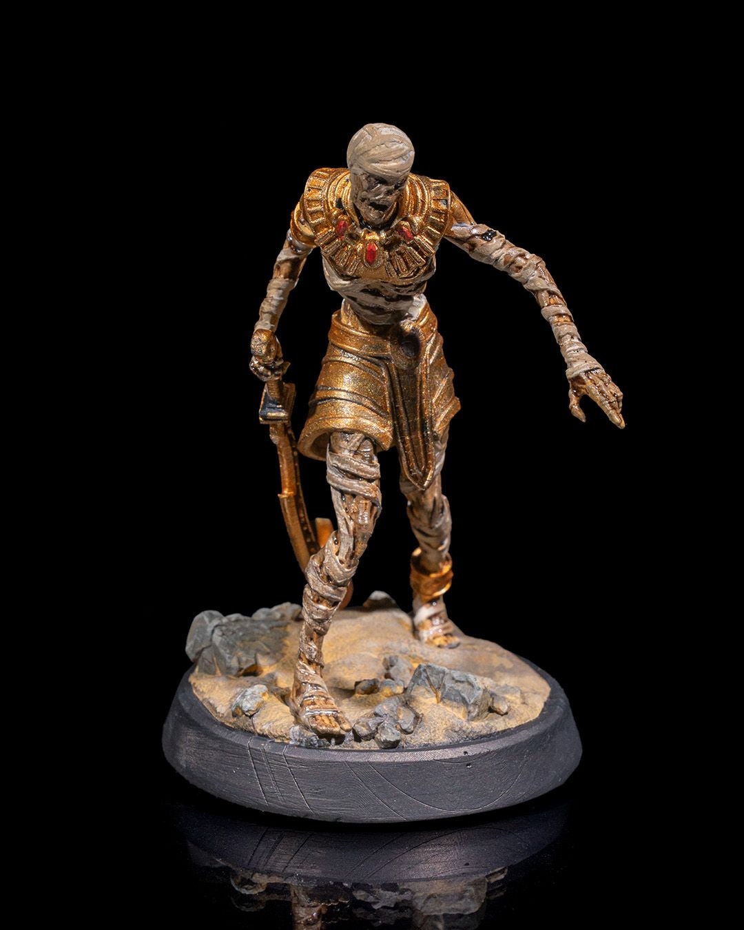 Mummy v3 | UNPAINTED | Tabletop Scale | TTRPG D&D Miniature | DnD