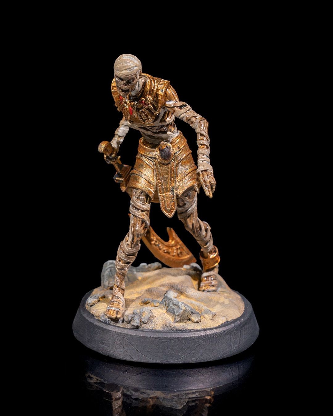 Mummy v3 | UNPAINTED | Tabletop Scale | TTRPG D&D Miniature | DnD