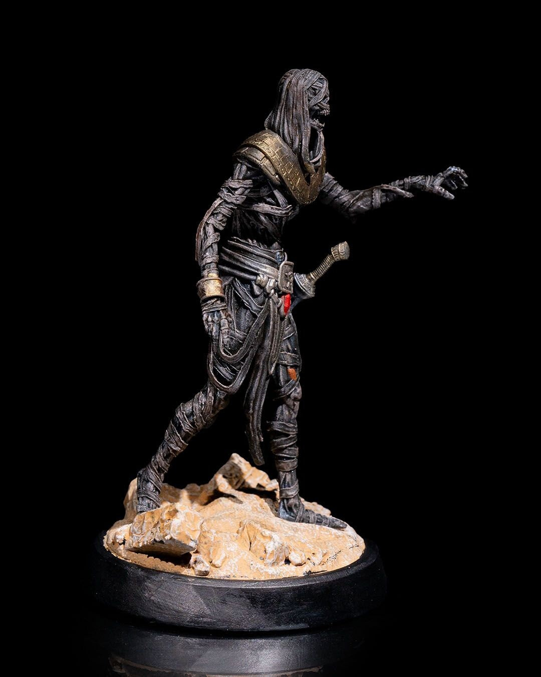 Mummy v1 | UNPAINTED | Tabletop Scale | TTRPG D&D Miniature | DnD