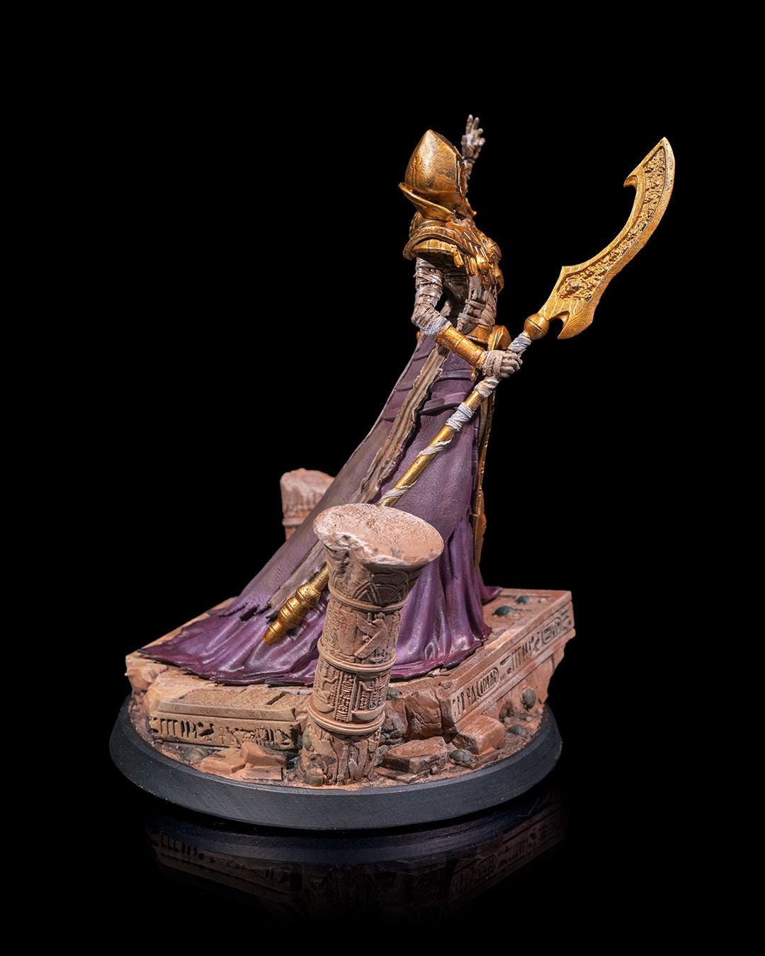 Pharaoh Lich | UNPAINTED | Tabletop Scale | TTRPG D&D Miniature | DnD