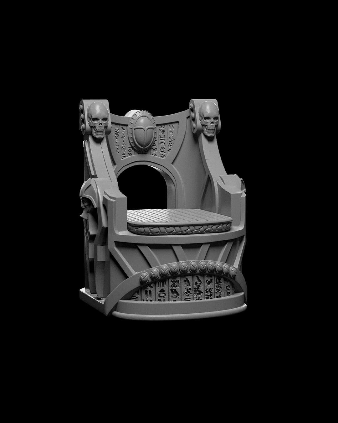 Egyptian Props v2 | UNPAINTED | Tabletop Scale | TTRPG D&D Miniature | DnD