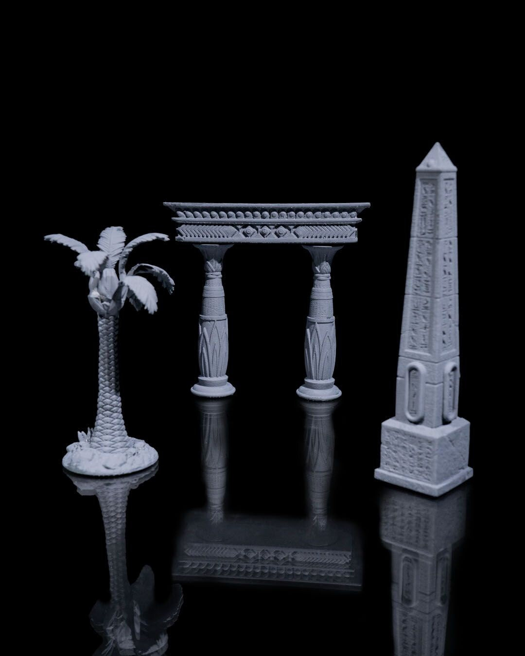 Egyptian Props v1 | UNPAINTED | Tabletop Scale | TTRPG D&D Miniature | DnD