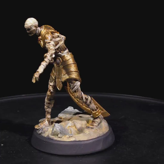 Mummy v3 | UNPAINTED | Tabletop Scale | TTRPG D&D Miniature |  DnD