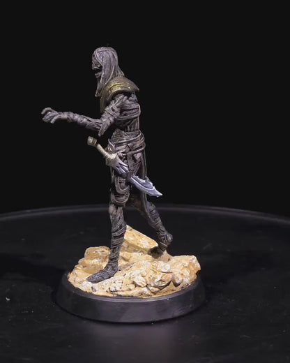 Mummy v1 | UNPAINTED | Tabletop Scale | TTRPG D&D Miniature |  DnD